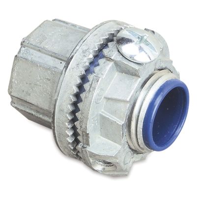 T&B® H050GR-TB Grounding Hub With Thermoplastic Insulated Throat, 1/2 in Trade, Threaded Connection, Zinc