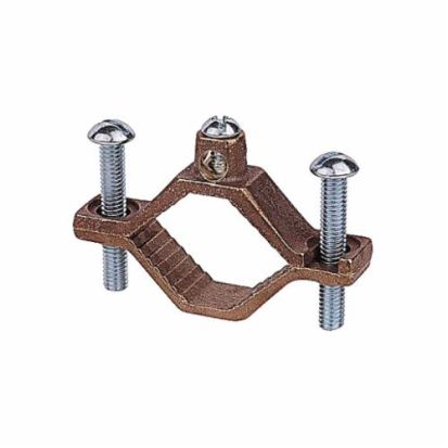 Thomas & Betts Blackburn® E-Z-Ground® J2-BB Type J Non-Insulated Grounding Clamp, 10 to 2 AWG Conductor, Cast Bronze