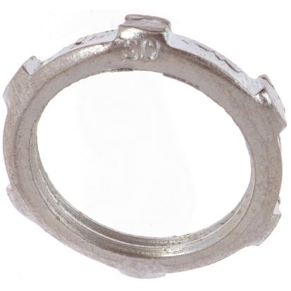 Thomas & Betts Steel City® LN-101SC Conduit Locknut, 1/2 in, For Use With Rigid/IMC Conduit, Steel, Zinc Plated