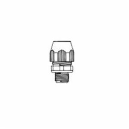 T&B® Plastic Bullet® LT150P Flexible Straight Liquidtight Conduit Connector, 1-1/2 in Trade, Thermoplastic