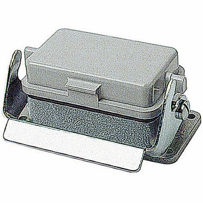 Thomas & Betts Pos-E-Kon® PB410 1-Lever Locking Panel Base With Cover, Rear, Panel Mount, Die Cast Aluminum