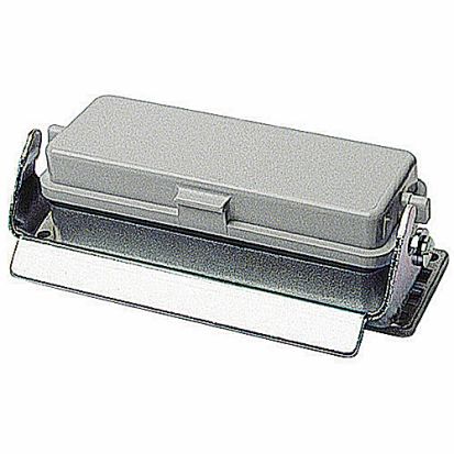 Thomas & Betts Pos-E-Kon® PB424 1-Lever Locking Panel Base With Cover, Rear, Panel Mount, Die Cast Aluminum