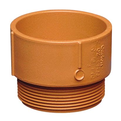 Thomas & Betts Carlon® SCE943G Non-Metallic Male Terminal Adapter, 1-1/4 in, For Use With Resi-Gard™ Flexible Raceway, Conduit and Fittings