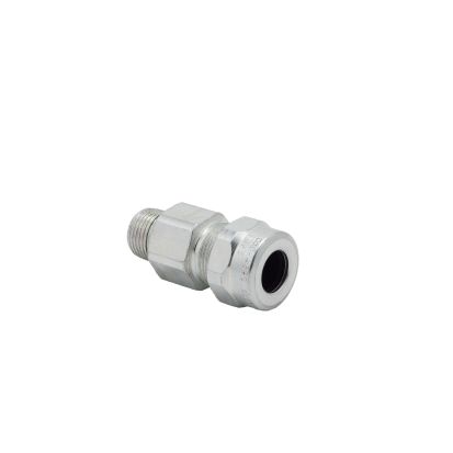 T&B® Fittings ST050-462S Star Teck® Teck Cable Fitting, 1/2 in Trade, 0.525 to 0.65 in Cable Openings, Steel, Electro-Plated Zinc