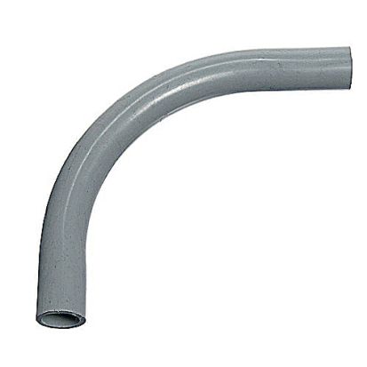 Thomas  Betts Carlon® UB9AK SCH 80 Plain End Standard Radius Conduit Elbow, 2-1/2 in Trade, 90 deg, PVC