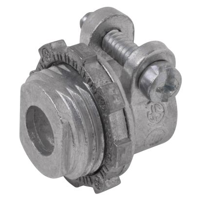 Thomas & Betts Steel City® XC-403 Conduit Connector, 1 in Trade, Malleable Iron, Zinc Plated