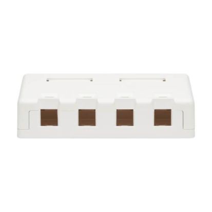 Tripp Lite N082-004-WH 4-Port Surface Mount Box