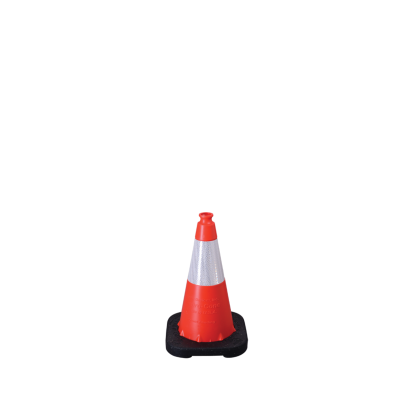 VizCon 16018-HIWB-3 18in Cone Orange Reflective Enviro-Cone W/ 3lb Base
