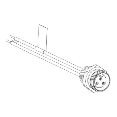 Woodhead® 1R3004A20A120 MC 3P FR 12IN 16/1  PVC