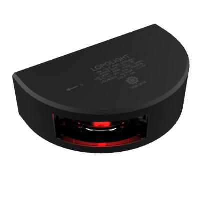 Lopolight 101-002-B 1Nm 112,5° Red, Port, Black Anodized
