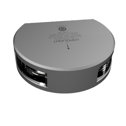 Lopolight 201-011 3Nm 225° White, Masthead, Silver Anodized