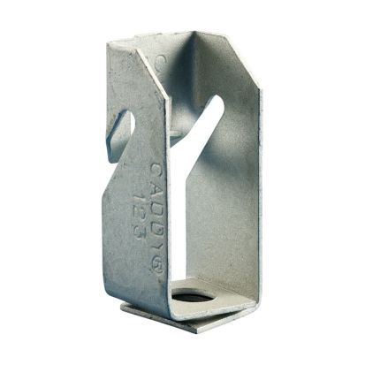 nVent CADDY 123 Z-Purlin Clip, 1/4 in Hole, 0.06 to 0.1 in Flange, 100 lb Load, Steel, CADDY® Armor