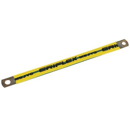 nVent ERIFLEX 563614 MBJYG Grounding and Bonding Braid With Halogen-Free and Flame-Retardant Yellow Green Insulation