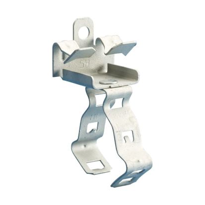 nVent CADDY 16M24 Type EM-M Snap Close Conduit/Pipe to Flange Clip, 1 in Conduit, 75 lb Load, 1.181 to 1.378 in OD, Steel