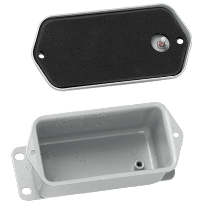 nVent HOFFMAN A403DSC Contoured Junction Box, 4-1/2 in H x 2.88 in W x 2.62 in D, Flat Screw Cover, NEMA 4/IP66 NEMA Rating, Steel