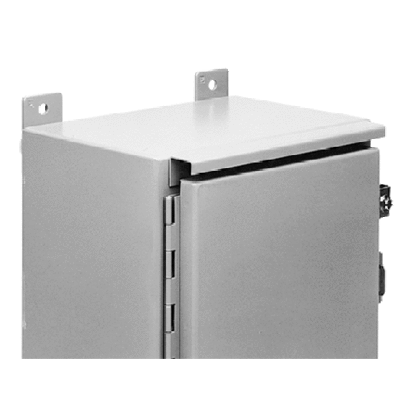 nVent HOFFMAN ADK30A A80 Drip Shield Kit, For Use With 30 in NEMA 12 1-Door Wall/Floor Mount Enclosures, Steel, Gray