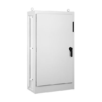 nVent HOFFMAN AMOD847724FTC A34 Both Sides Open Two Door Modular Disconnect Enclosure With Panel, 84.12 in L x 78 in W x 24.12 in D, NEMA 12/IP55 NEMA Rating, Steel