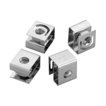 nVent HOFFMAN ANM5 A80 Clip Nut Package, For Use With 0.281 in Dia Hole Rack Mounting Angle, M5 Nut, Steel