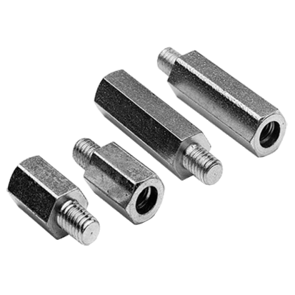 nVent HOFFMAN APE050 A80 Threaded Panel Extender, For Use With NEMA 4X Fiberglass Small Enclosures, #10-32 Thread, Steel