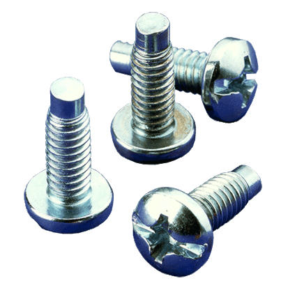 nVent HOFFMAN ES1224B Screw Package, 12-24 x 5/8 in Combo Head, Steel, Black