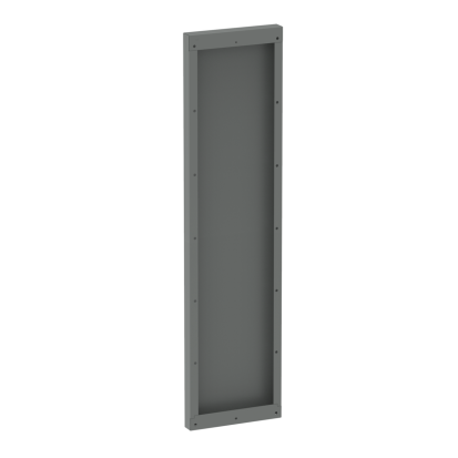 nVent HOFFMAN AU8418EPT Universal Free-Stand Formed End Plate, 84.13x18.11x2.50, Gray, Steel