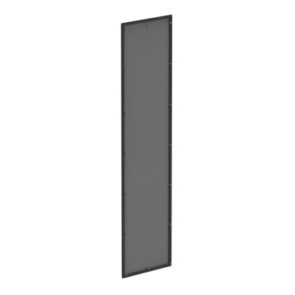 nVent HOFFMAN AU8418FEP Universal Free-Stand Flat End Plate, 84.13x18.11, Gray, Steel