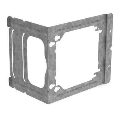 nVent CADDY C4 C Series Box Mounting Bracket, 4 x 4-11/16 in Box, Panel Mount, Steel, Pre-Galvanized