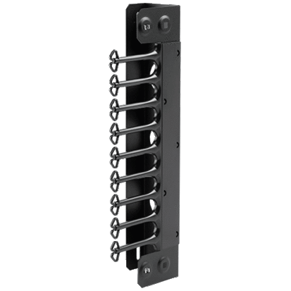 nVent HOFFMAN ACCESSPLUS® EWMC48 DWDH1 Vertical Cable Manager, Steel, Black