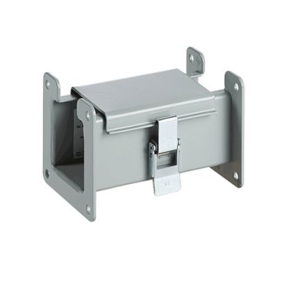 nVent HOFFMAN F66L06 F10 Lay-In Straight Section Wireway, 6 in L x 6 in W x 6 in H, Butt Hinged Cover, Steel