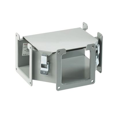 nVent HOFFMAN F66LTA F10 Top Opening Wireway Tee, For Use With 6 x 6 in NEMA 12 Lay-In Wireway, Steel, Gray