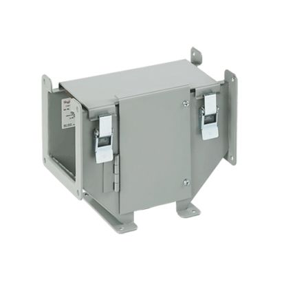 nVent HOFFMAN F22LTC F10 Outside Top Opening Wireway Tee, For Use With 2-1/2 x 2-1/2 in NEMA 12 Lay-In Wireway, Steel, Gray