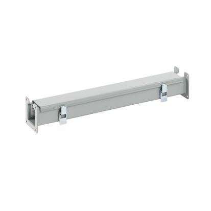 nVent HOFFMAN F44L24 F10 Lay-In Straight Section Wireway, 24 in L x 4 in W x 4 in H, Butt Hinged Cover, Steel