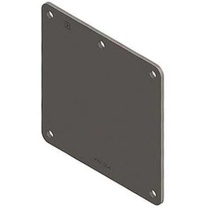 nVent HOFFMAN F44LP F10 Closure Plate, For Use With 4 x 4 in NEMA 12 Lay-In Wireway, Steel, Gray