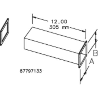 nVent HOFFMAN F66LX F10 Non-Lay-In Cut-Off Fitting, For Use With NEMA 12 Lay-In Wireway, Steel, Gray