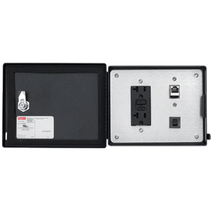 nVent HOFFMAN INTERSAFE™ HGF5CN A70E Data Interface Port, Controlnet Protocol Outlet, 120 VAC/Shielded RJ45/5 A Circuit Breaker Configuration