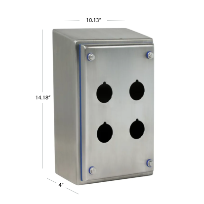 nVent HOFFMAN HSPB4 Hyshed Enclosure with (4) 30.5mm Holes