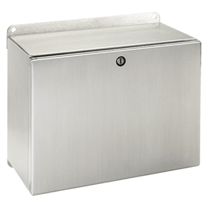 nVent HOFFMAN INLINE™ LWC233116SS A54S Landscape Enclosure, 230 mm L x 310 mm W x 155 mm D, NEMA 4X/IP66 NEMA Rating, 304 Stainless Steel