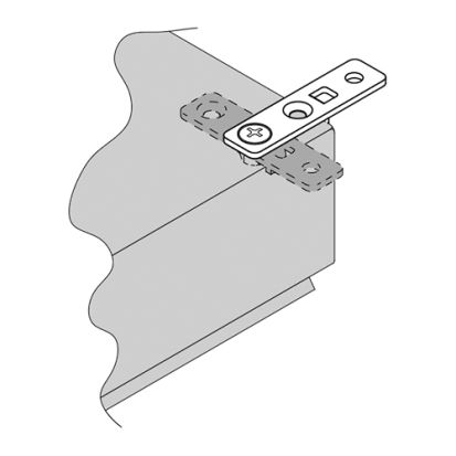 nVent HOFFMAN INLINE™ LMFKSS A54Y Mounting Bracket Kit, Stainless Steel