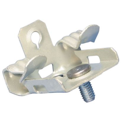 nVent ERICO nVent CADDY M24S Flange Clip With Stud, 1/8 to 1/4 in THK, 100/75/25 lb Load, Steel, Zinc Phosphate