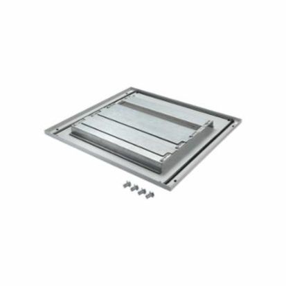 nVent HOFFMAN Proline™ G2 P2BGP810 P40 Gland Plate, For Use With 800 mm W x 1000 mm D Frames, Steel, Light Gray