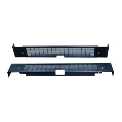 nVent HOFFMAN ProLine™ PPBCV1600 P20 Vented Plinth Base Cover, 100 mm H x 23.58 in W, For Use With ProLine™ 100 x 600 mm Single Bay Modular Enclosure Frames, Steel