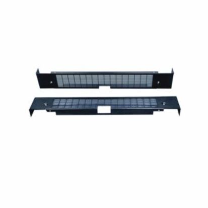 nVent HOFFMAN PPBCV2800 P20 Vented Plinth Base Cover, For Use With ProLine™ 200 x 800 mm Single Bay Frames, Steel, Black