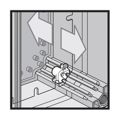 nVent HOFFMAN QLINE™ QIPDF Panel Depth Fitting, For Use With QLine™ I Enclosures, Polyamide