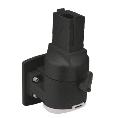 Hoffman SYSPEND S1MPCV CS5 Vertical Panel Coupling, For Use With SYSPEND 180-MAX Suspension System, Die Cast Aluminum, Black