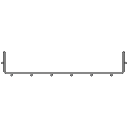 nVent WBT WBT2X12ZP; 2" DEEP 12" WIDE X 118" LONG ELECTRO ZINC PLATING