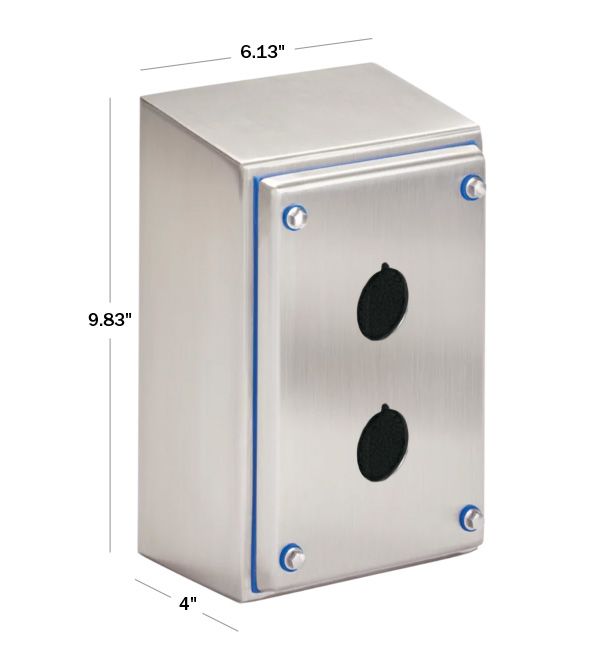 nVent HOFFMAN HSPB2 Hyshed Enclosure with (2) 30.5mm Holes