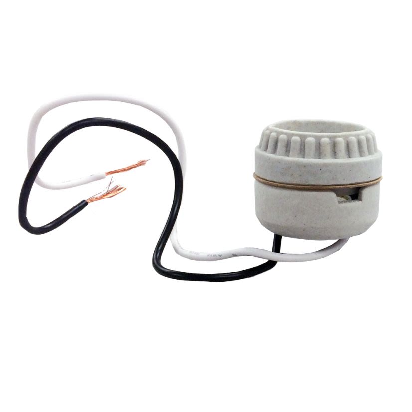 Leviton 8101 1-Circuit 2-Piece Keyless Lampholder, 660 W Lamp, 250 V AC ...