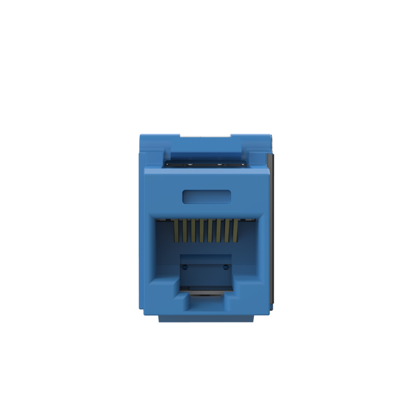 Panduit NetKey NK6X88MBU-Q Punch-Down Unshielded Jack Module, Keystone ...