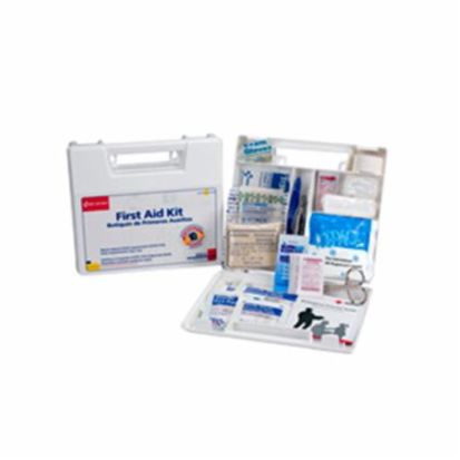 Acme United First Aid Only® 222-U Bulk Portable First Aid Kit, 63 Components, Plastic Case, 8-3/8 in H x 9 in W x 2-1/2 in D