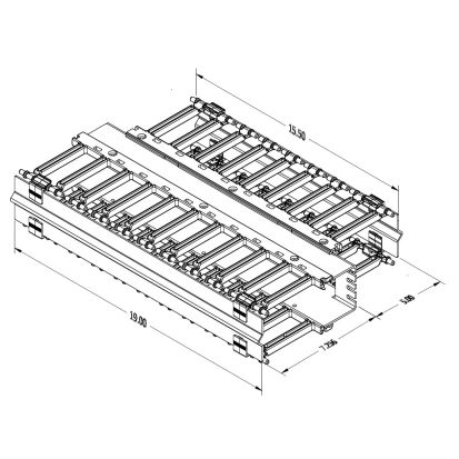 Belden BHH192UFR Horizontal Cable Management